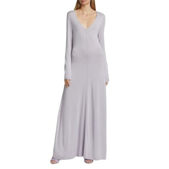 Lafayette 148 New York Ballet Studio Maxi Dress Aster